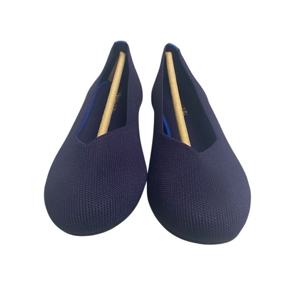 DREAM PAIRS Women’s Flats Slip On Navy Shoes Pointed Toe Size 7.5 New No‎ Box